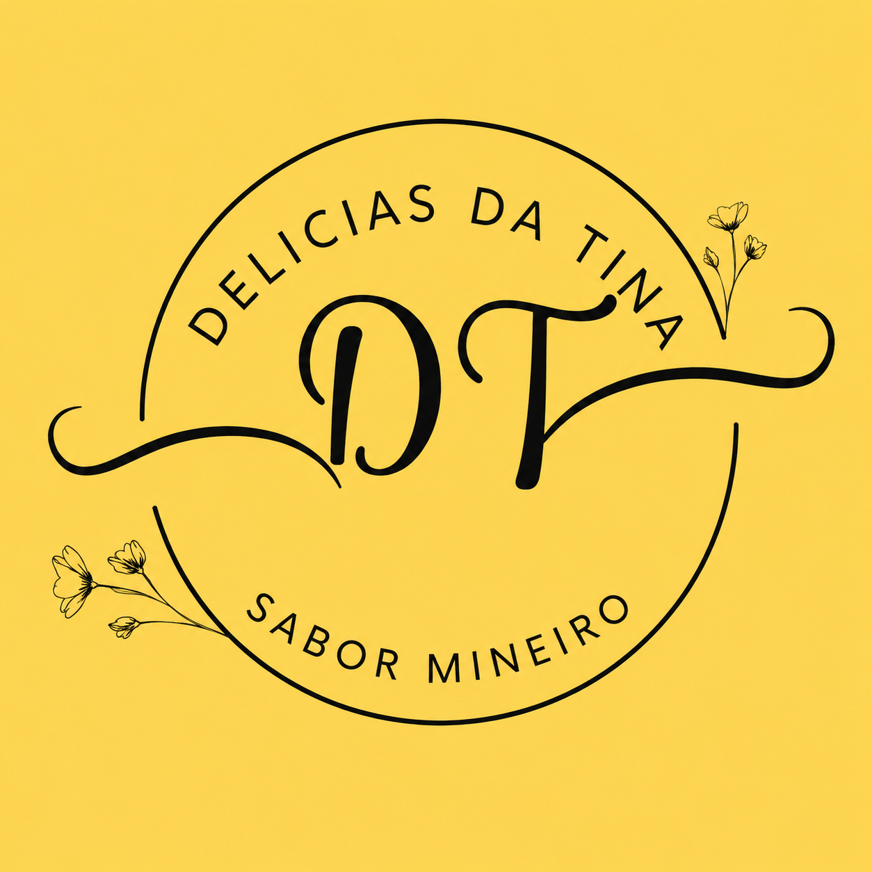 Logo Delícias da Tina