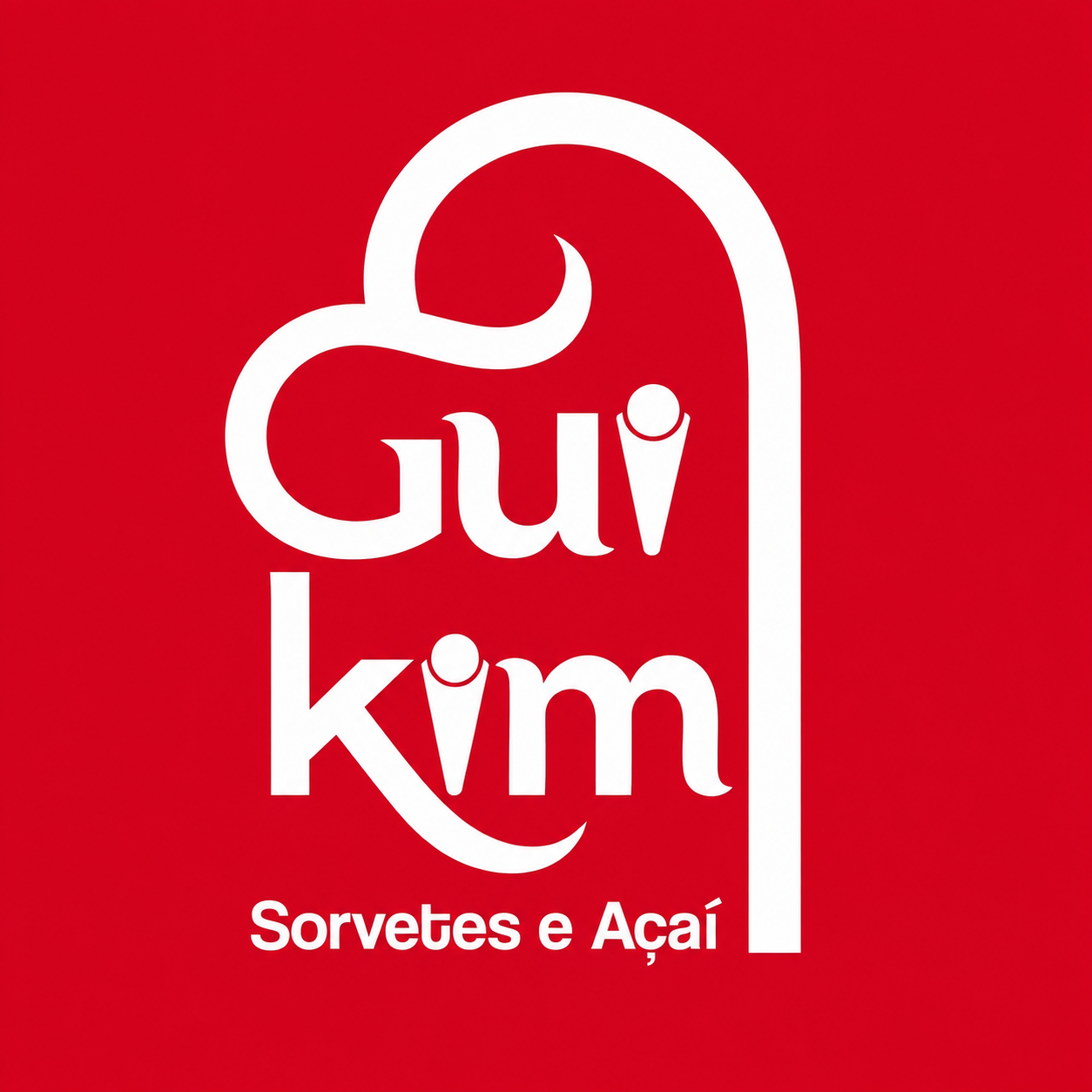 Logo Guikim Sorvetes & Açaí