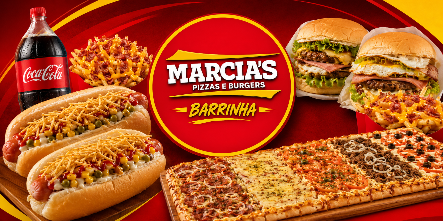 Marcia's Pizzas e Burgers