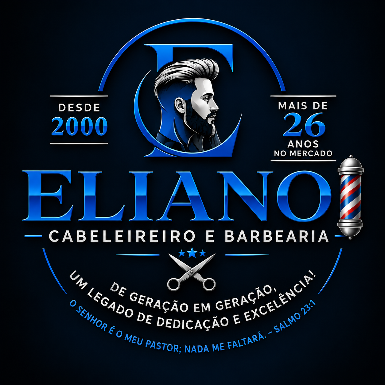 Logo Eliano Cabeleireiro e Barbearia