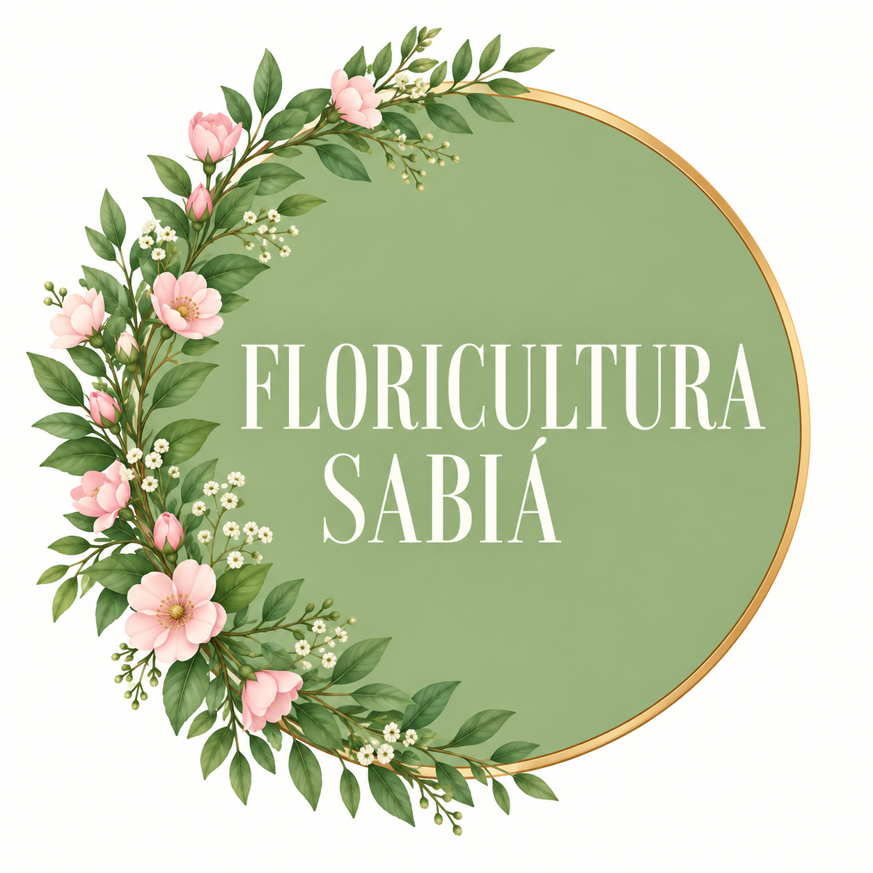 Logo Floricultura Sabiá