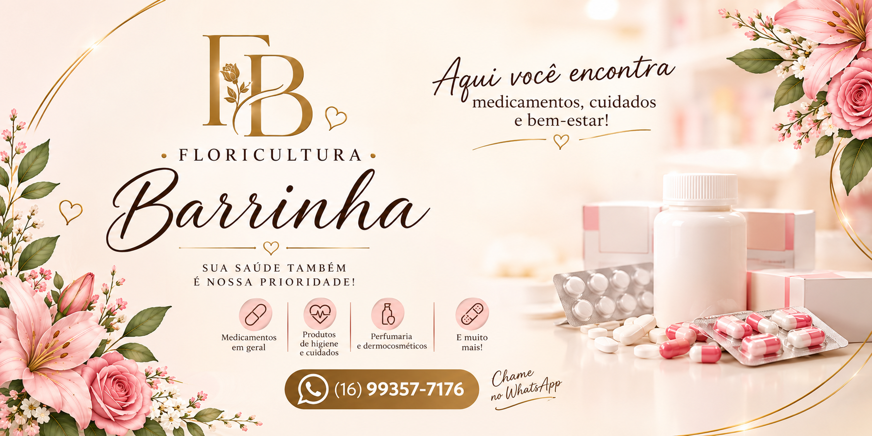 Capa de Floricultura Barrinha
